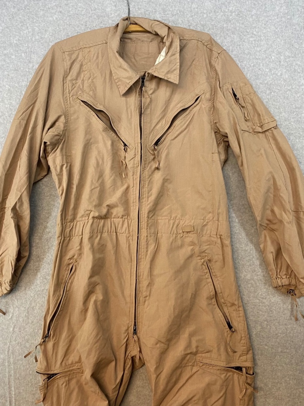 Carter Industries SMALL Tan Aramid Combat Vehicle Crewmen's Class 2 Coveralls